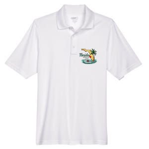 Pray For Tampa Bay Florida Strong Men's Origin Performance Piqué Polo