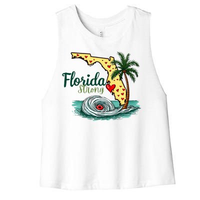 Pray For Tampa Bay Florida Strong Women's Racerback Cropped Tank