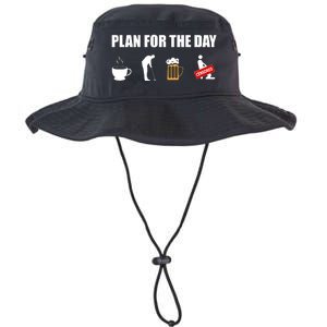 Plan For The Day Funny Golf Legacy Cool Fit Booney Bucket Hat