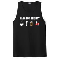 Plan For The Day Funny Golf PosiCharge Competitor Tank