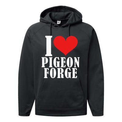 Pigeon Forge Tennessee Great Smoky Mountains National Park Performance Fleece Hoodie