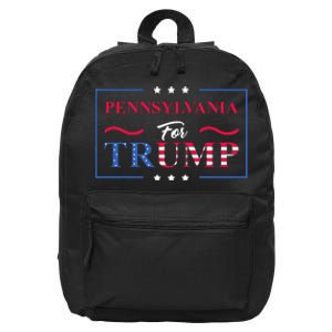 Pennsylvania For Trump Pro Vote Republican 2024 16 in Basic Backpack