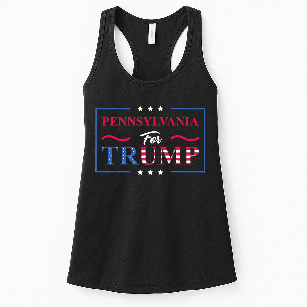 Pennsylvania For Trump Pro Vote Republican 2024 Womens Tank Top