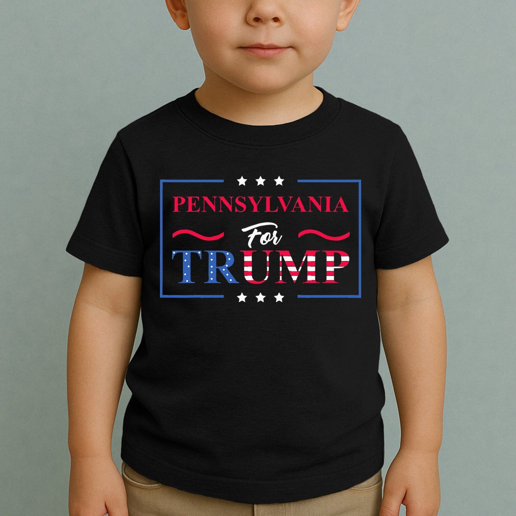 Pennsylvania For Trump Pro Vote Republican 2024 Toddler T-Shirt