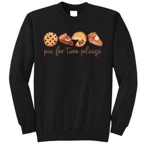 Pie For Two Please Thanksgiving Pregnancy Announcement Sweatshirt