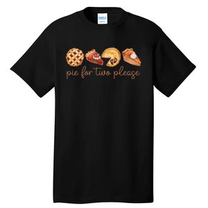 Pie For Two Please Thanksgiving Pregnancy Announcement Tall T-Shirt