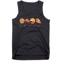 Pie For Two Please Thanksgiving Pregnancy Announcement Tank Top