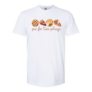 Pie For Two Please Thanksgiving Pregnancy Announcement Softstyle CVC T-Shirt