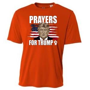 Prayers For Trump 2024 Usa Election Cooling Performance Crew T-Shirt