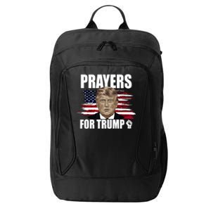 Prayers For Trump 2024 Usa Election City Backpack