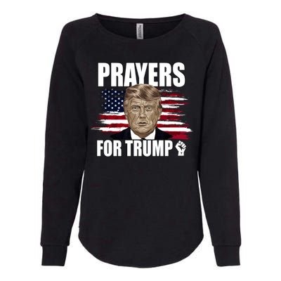 Prayers For Trump 2024 Usa Election Womens California Wash Sweatshirt