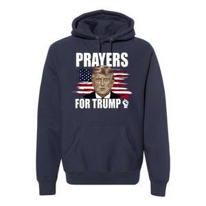 Prayers For Trump 2024 Usa Election Premium Hoodie