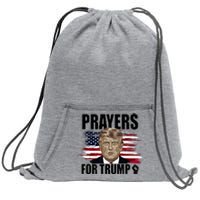 Prayers For Trump 2024 Usa Election Sweatshirt Cinch Pack Bag