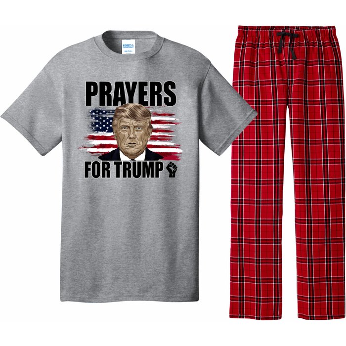 Prayers For Trump 2024 Usa Election Pajama Set