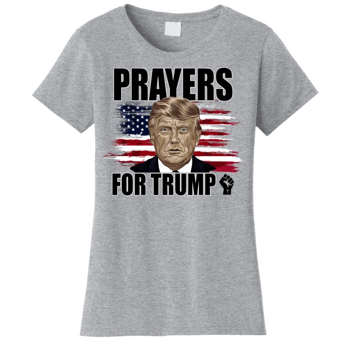 Prayers For Trump 2024 Usa Election Women's T-Shirt