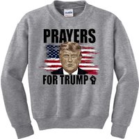 Prayers For Trump 2024 Usa Election Kids Sweatshirt