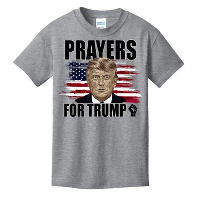 Prayers For Trump 2024 Usa Election Kids T-Shirt