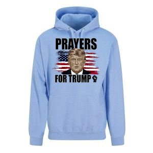 Prayers For Trump 2024 Usa Election Unisex Surf Hoodie