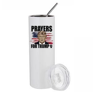 Prayers For Trump 2024 Usa Election Stainless Steel Tumbler