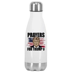 Prayers For Trump 2024 Usa Election Stainless Steel Insulated Water Bottle