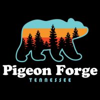 Pigeon Forge Tn Bear Great Smoky Mountains Cool Gift Cooling Performance Crew T-Shirt
