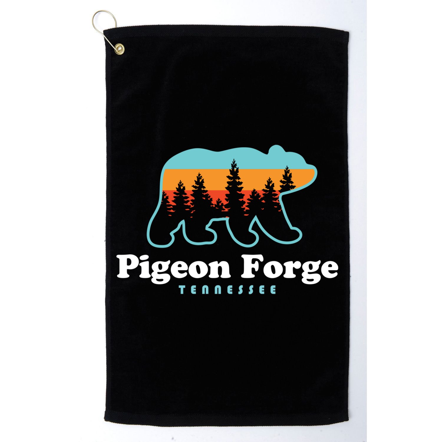 Pigeon Forge Tn Bear Great Smoky Mountains Cool Gift Golf Towel