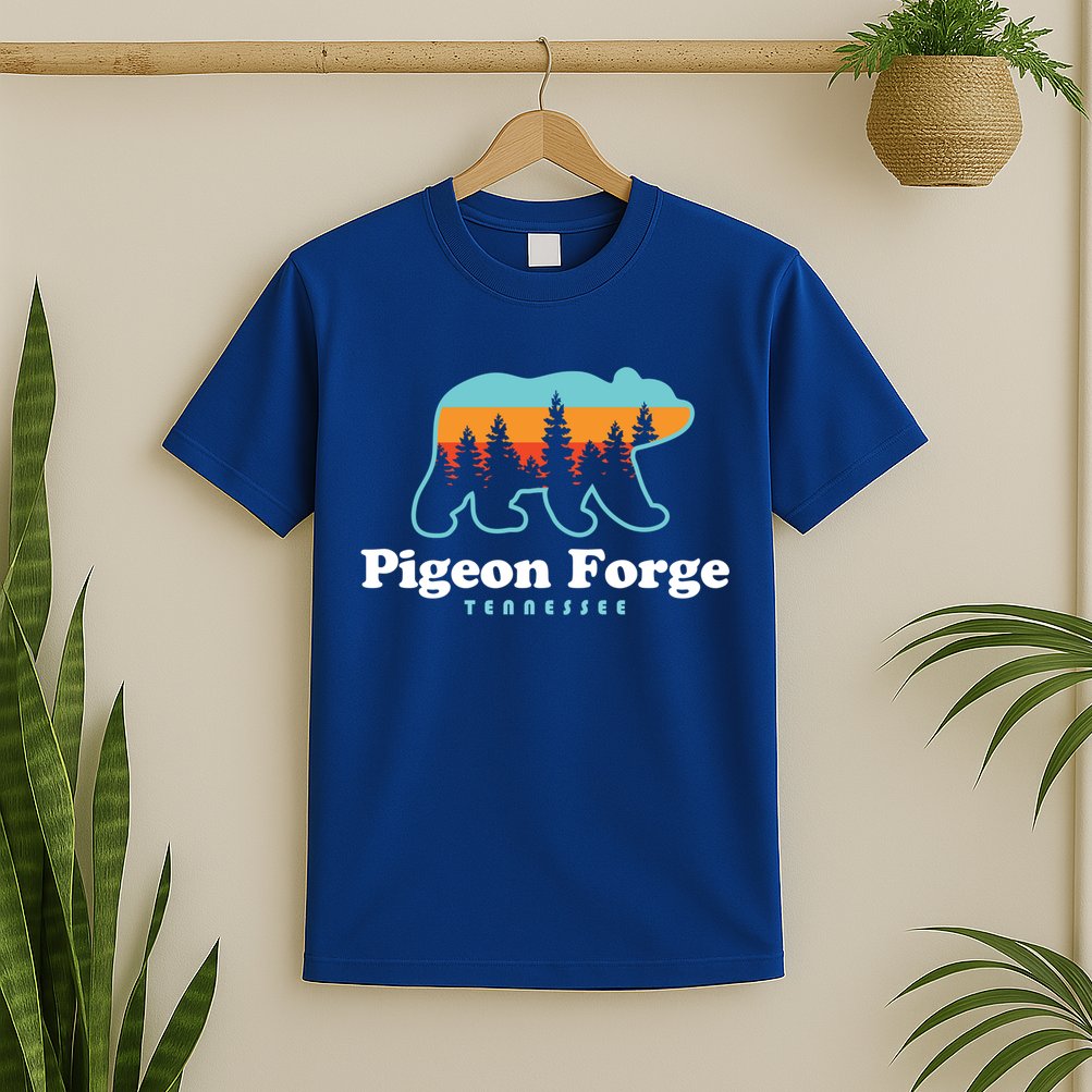 Pigeon Forge Tn Bear Great Smoky Mountains Cool Gift T-Shirt
