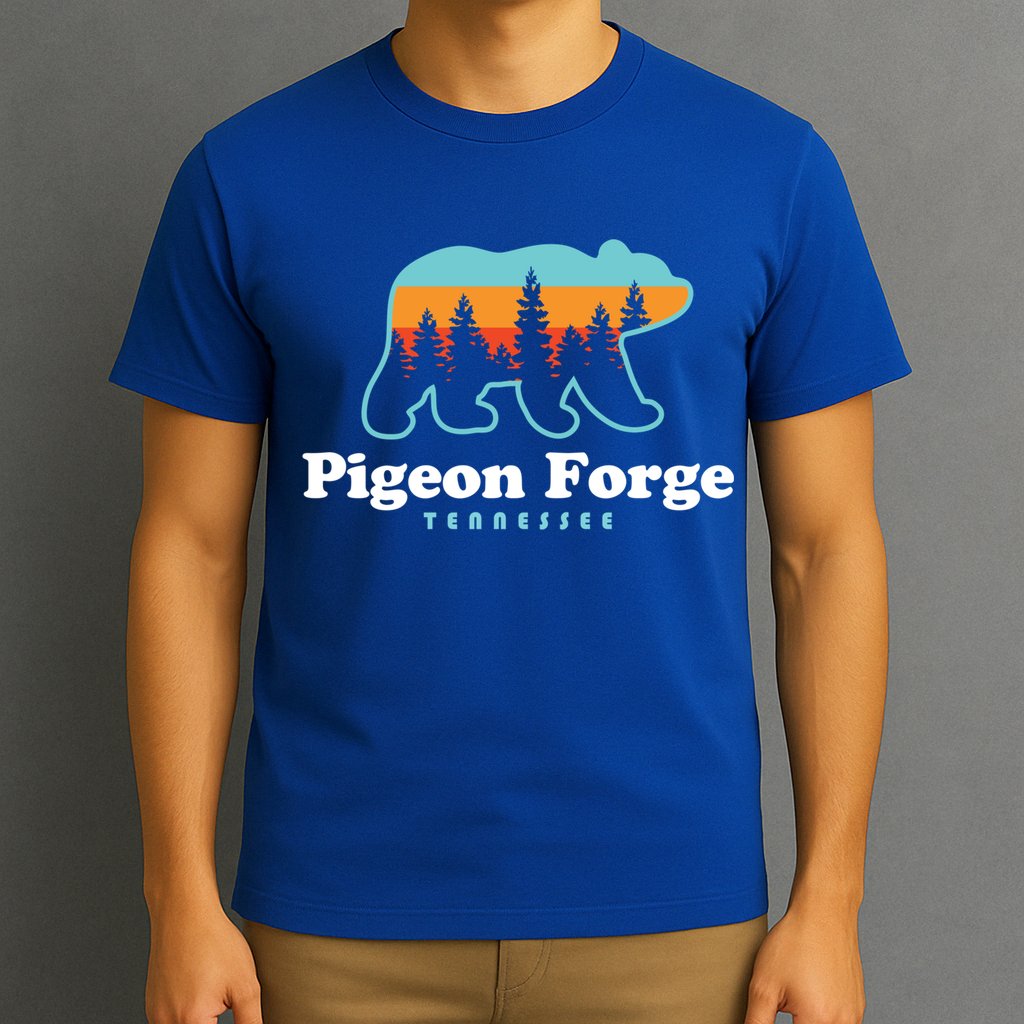 Pigeon Forge Tn Bear Great Smoky Mountains Cool Gift T-Shirt