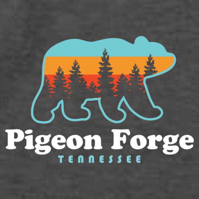 Pigeon Forge Tn Bear Great Smoky Mountains Cool Gift Vector Backpack