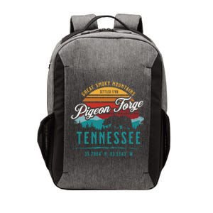 Pigeon Forge Tennessee Great Smoky Mountains Bear Retro Sun Meaningful Gift Vector Backpack