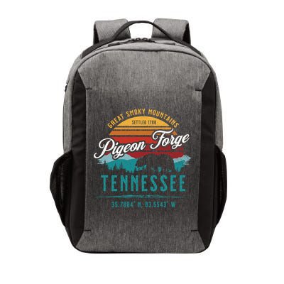 Pigeon Forge Tennessee Great Smoky Mountains Bear Retro Sun Meaningful Gift Vector Backpack