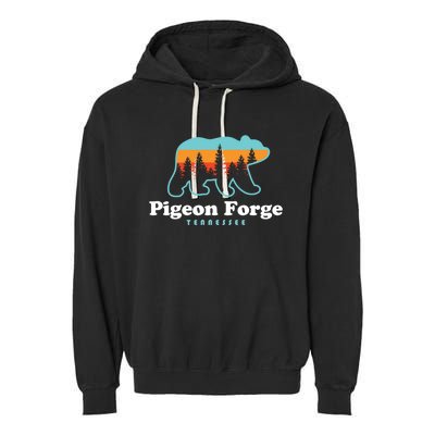 Pigeon Forge TN Bear Great Smoky Mountains Garment-Dyed Fleece Hoodie