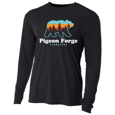 Pigeon Forge TN Bear Great Smoky Mountains Cooling Performance Long Sleeve Crew