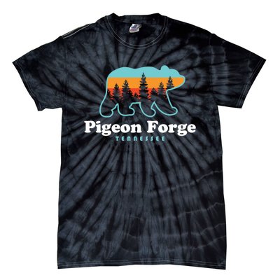 Pigeon Forge TN Bear Great Smoky Mountains Tie-Dye T-Shirt