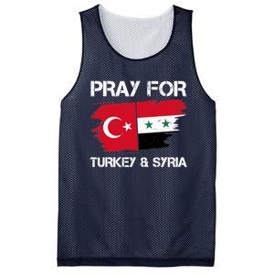 Pray For Turkey & Syria Flag Earthquake In Turkey Syria Mesh Reversible Basketball Jersey Tank