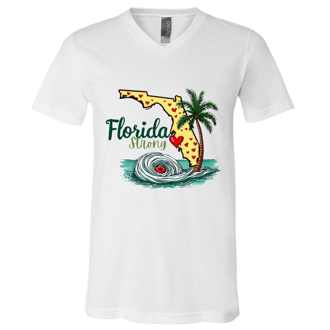 Pray For Tampa Bay Florida Strong V-Neck T-Shirt