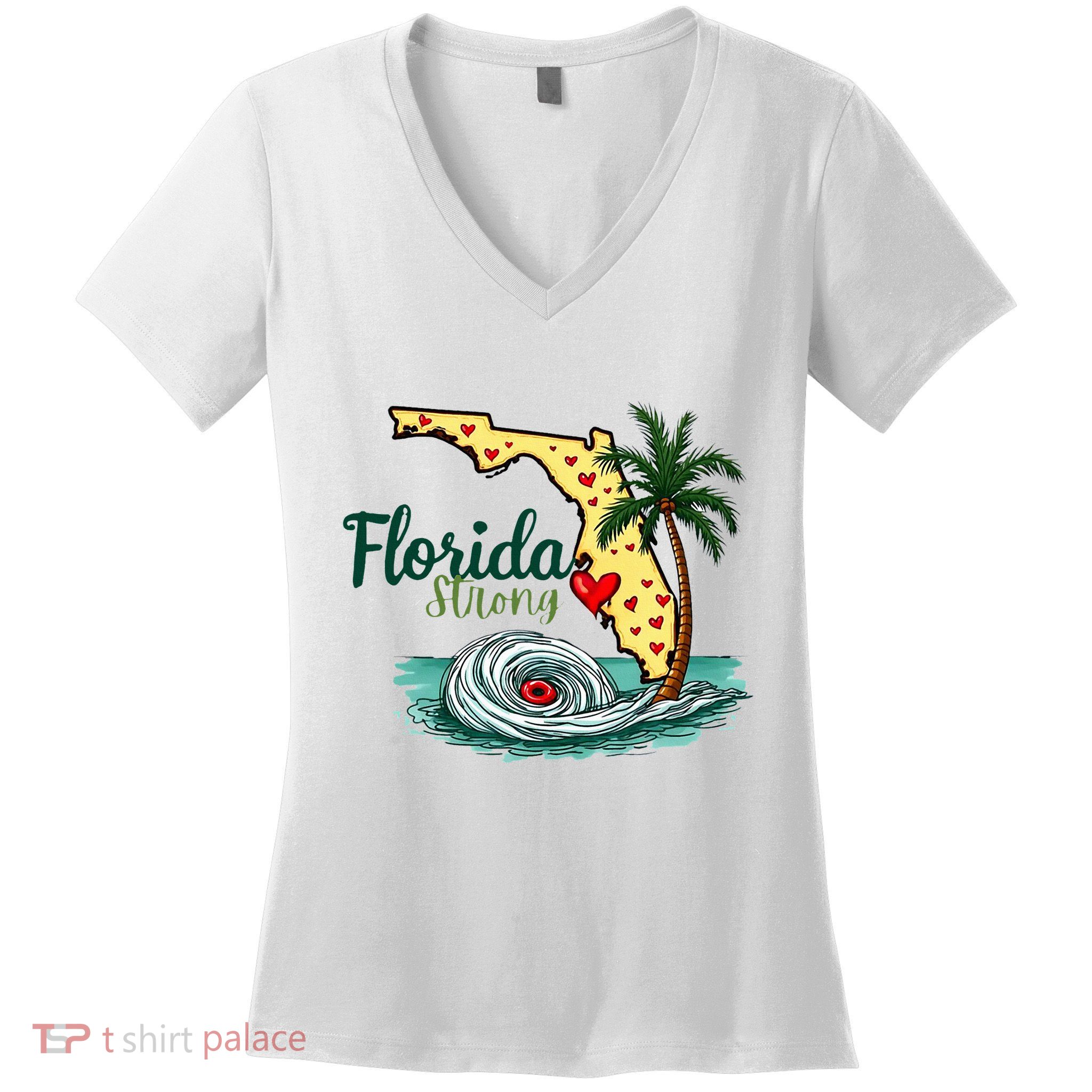 Pray For Tampa Bay Florida Strong Women's V-Neck T-Shirt