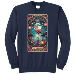 Pink Flamingo Tarot Card Flamingo For Man Woman Sweatshirt