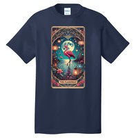 Pink Flamingo Tarot Card Flamingo For Man Woman Tall T-Shirt