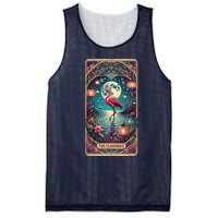 Pink Flamingo Tarot Card Flamingo For Man Woman Mesh Reversible Basketball Jersey Tank