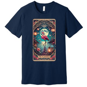 Pink Flamingo Tarot Card Flamingo For Man Woman Premium T-Shirt