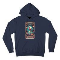 Pink Flamingo Tarot Card Flamingo For Man Woman Tall Hoodie