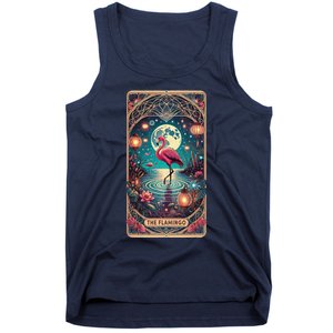 Pink Flamingo Tarot Card Flamingo For Man Woman Tank Top