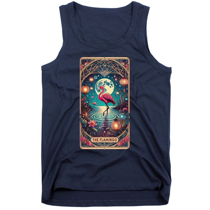 Pink Flamingo Tarot Card Flamingo For Man Woman Tank Top