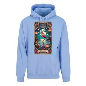 Pink Flamingo Tarot Card Flamingo For Man Woman Unisex Surf Hoodie