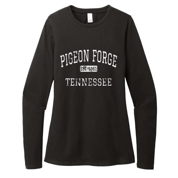 Pigeon Forge Tennessee TN Vintage Womens CVC Long Sleeve Shirt