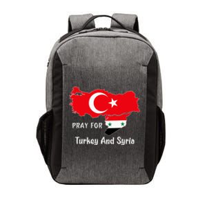 Pray For Turkey And Syria Flag Turkish Syrian Vector Backpack