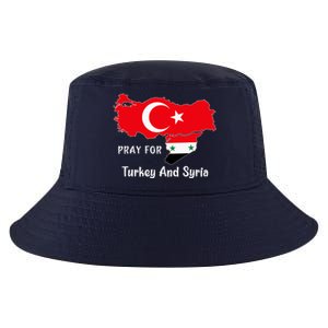 Pray For Turkey And Syria Flag Turkish Syrian Cool Comfort Performance Bucket Hat