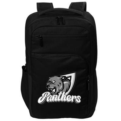 Panthers Fan Team Supporter Sports Animal Wildlife Lover Impact Tech Backpack