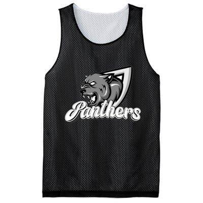 Panthers Fan Team Supporter Sports Animal Wildlife Lover Mesh Reversible Basketball Jersey Tank